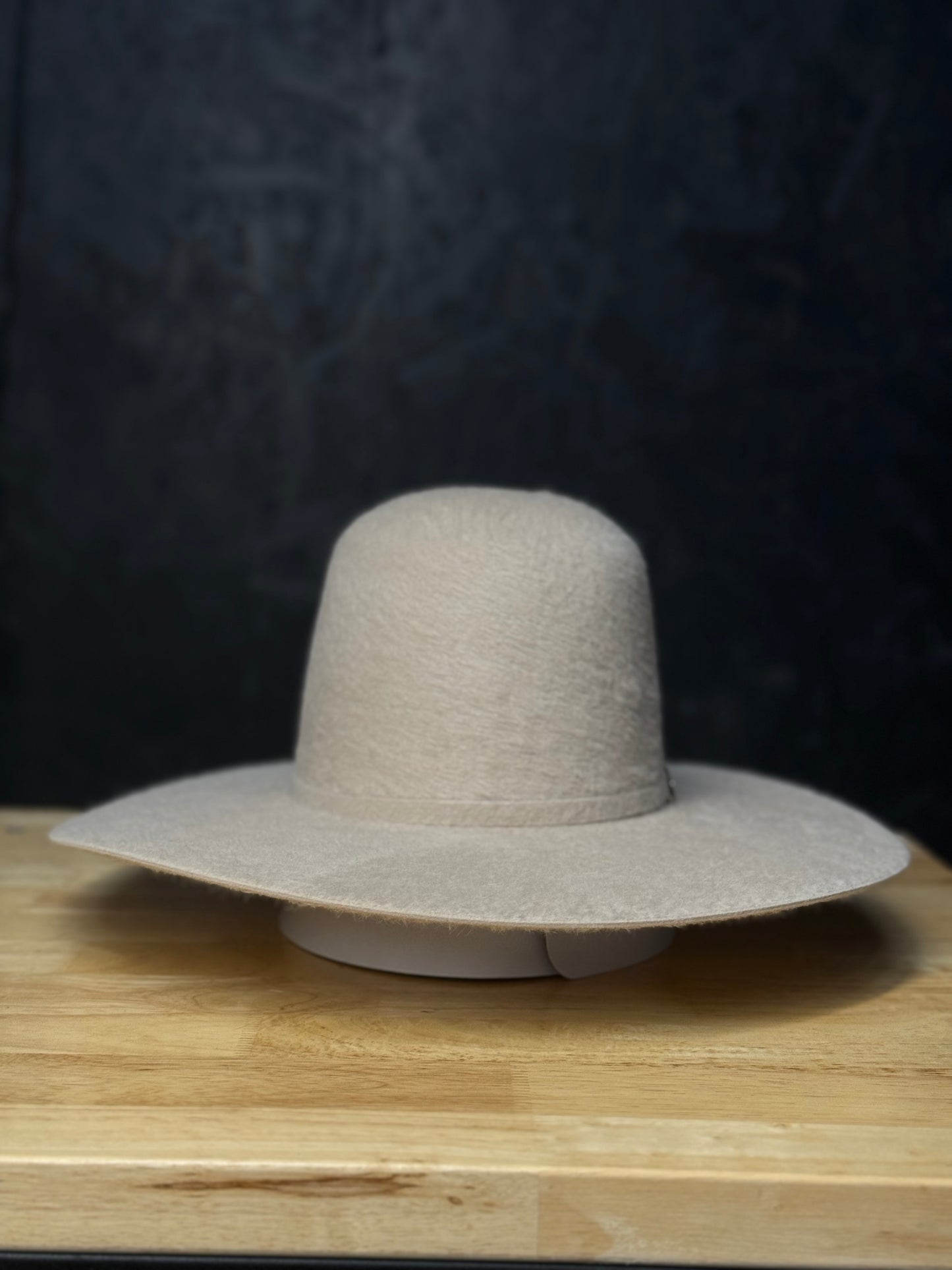 10x ’Silverbelly’ Open Crown Grizzly Felt Hat