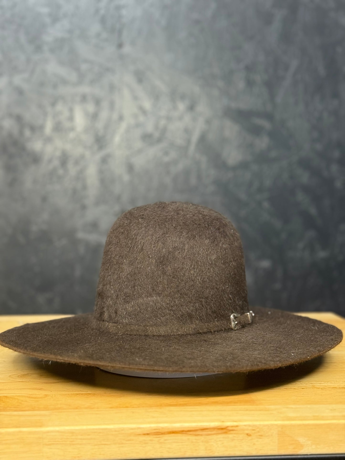 10x ’Chocolate’ Open Crown Grizzly Felt Hat