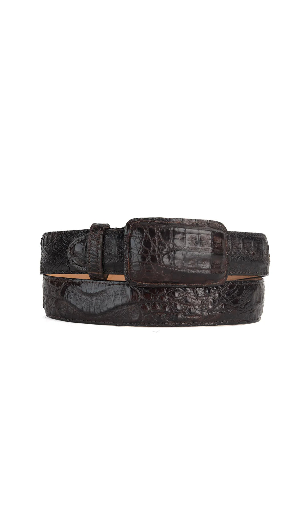 Exotic Caiman Belt
