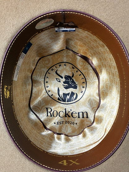 4X ‘Pecan’ Open Crown Felt Hat