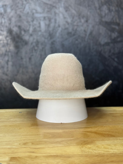 10x ’Silverbelly’ Open Crown Grizzly Felt Hat