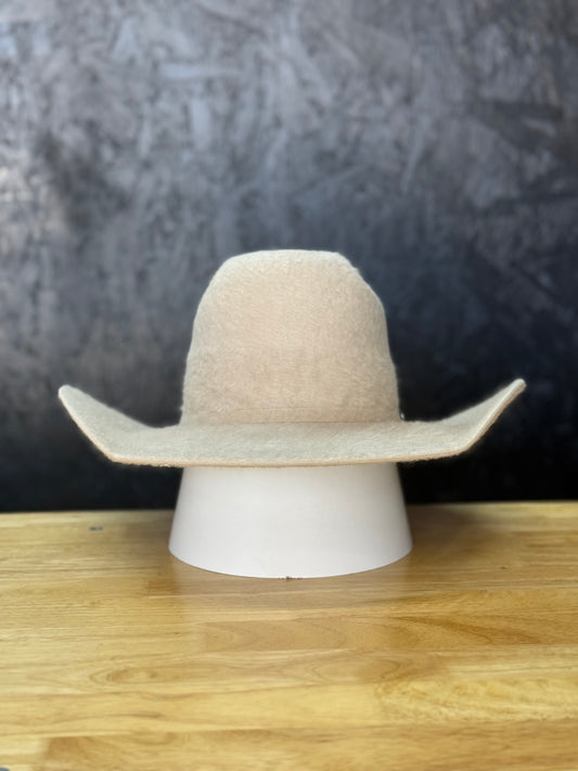 10x ’Silverbelly’ Open Crown Grizzly Felt Hat