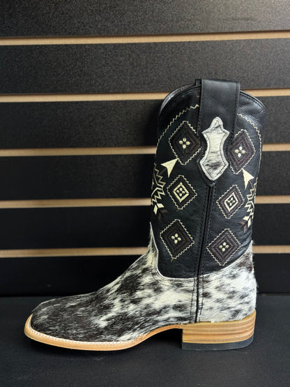 Men's Square Toe Cowhide Boot- Sz. 7