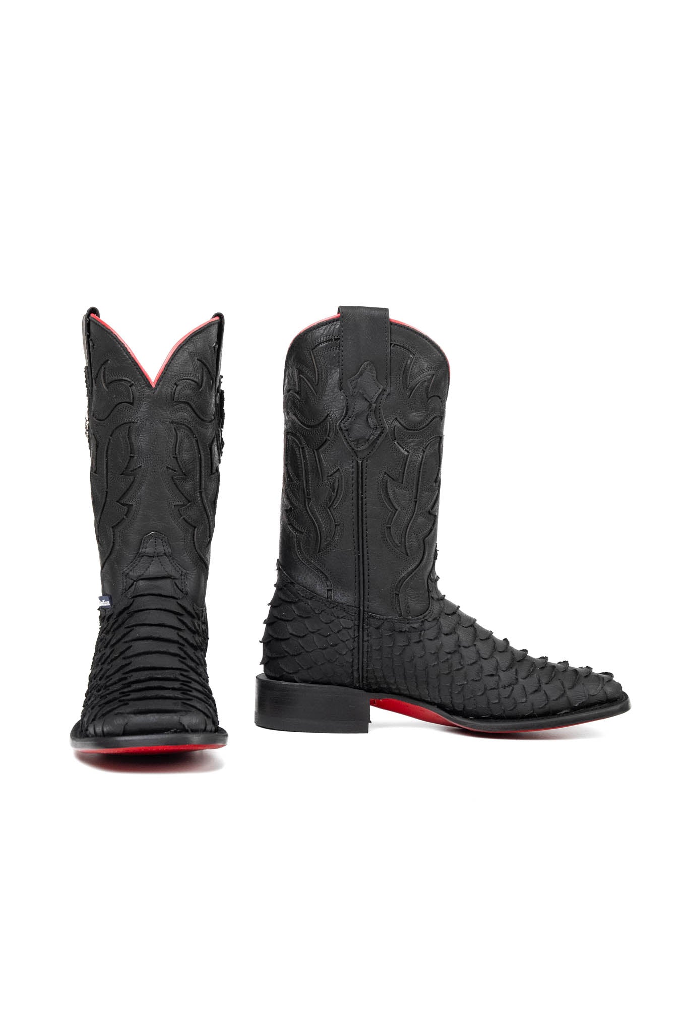 Viper Red Bottom | Python Print Boot