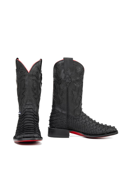 Viper Red Bottom | Python Print Boot
