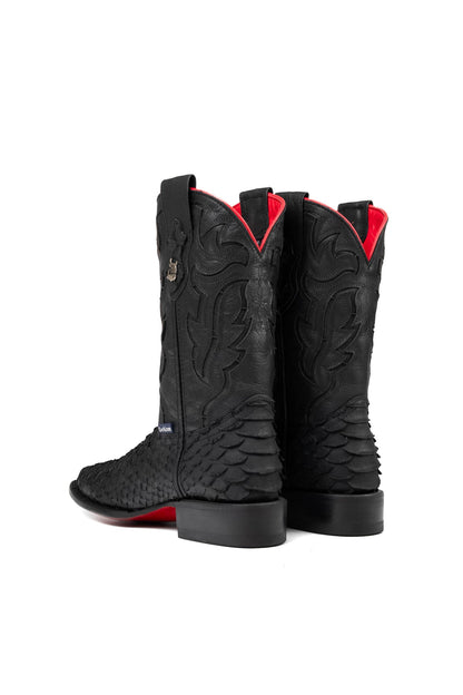 Viper Red Bottom | Python Print Boot