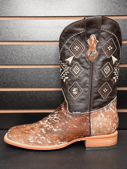 Men's Square Toe Cowhide Boot- Sz. 12