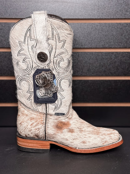 Women's Square Toe Cowhide Boot- Sz. 5