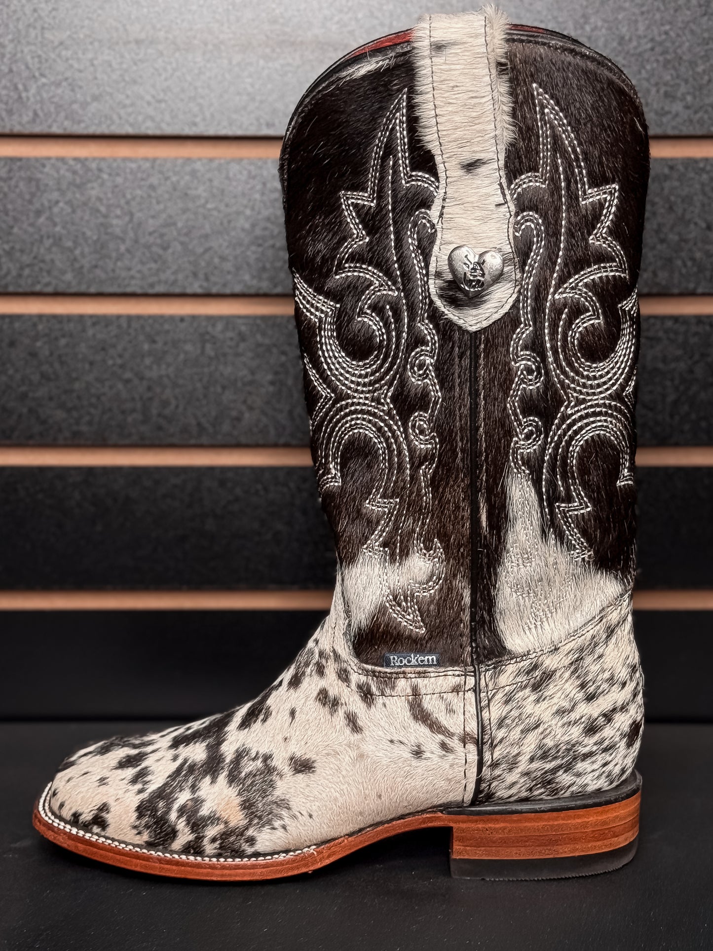 Women's Square Toe Cowhide Boot- Sz. 6