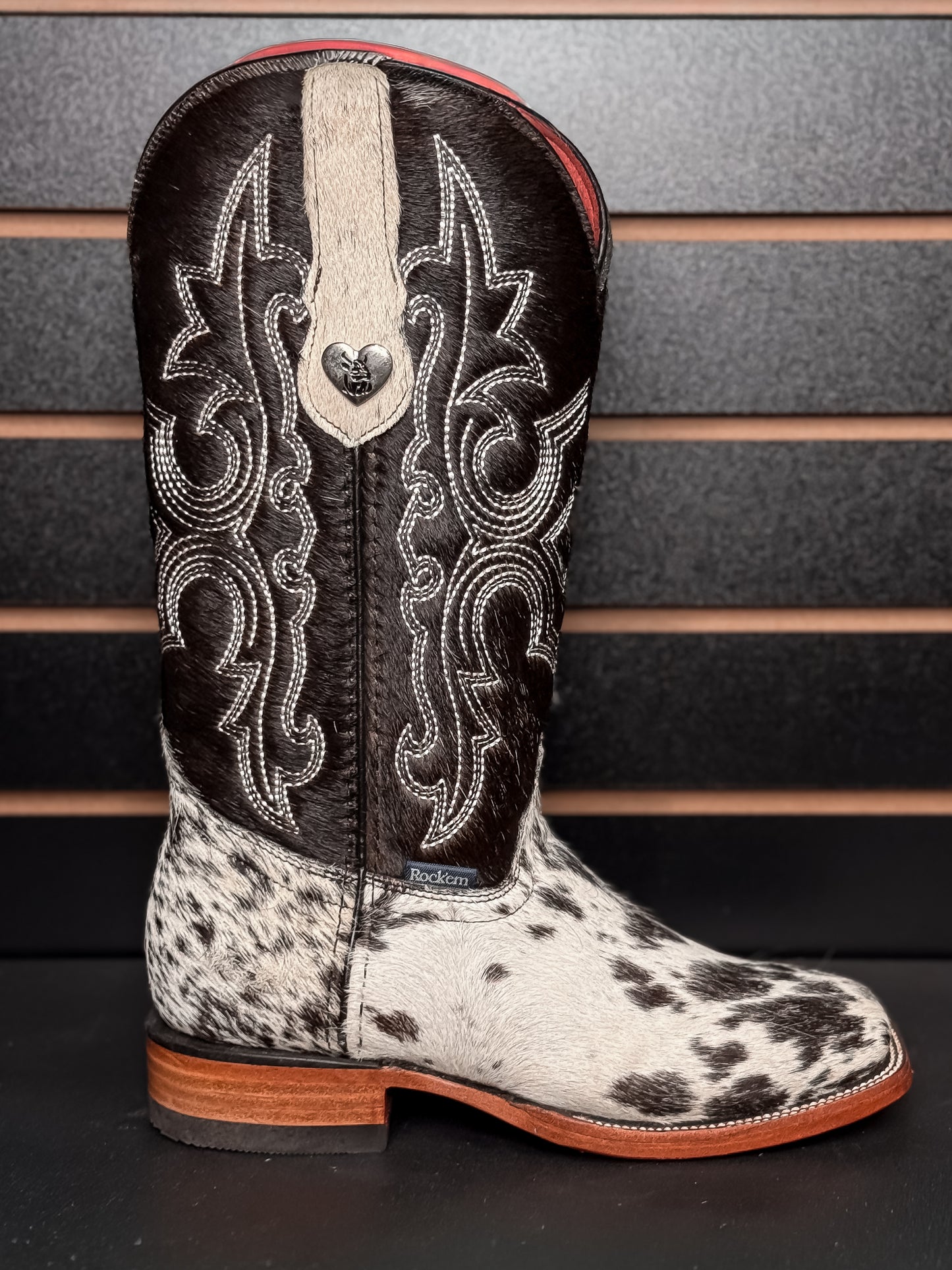 Women's Square Toe Cowhide Boot- Sz. 6