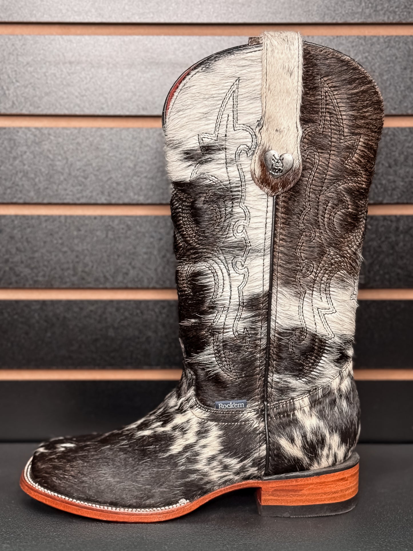 Women's Square Toe Cowhide Boot- Sz. 7