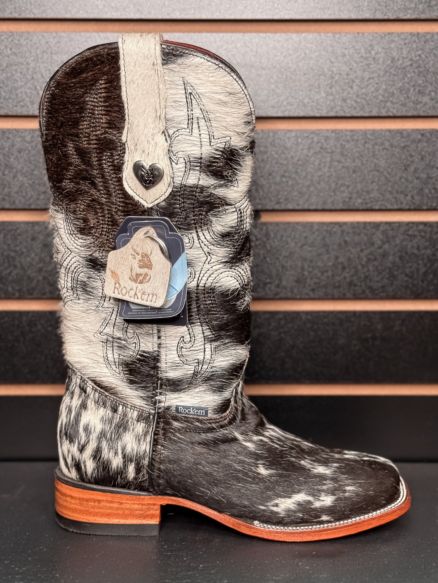 Women's Square Toe Cowhide Boot- Sz. 7