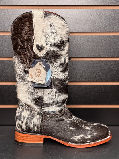 Women's Square Toe Cowhide Boot- Sz. 7