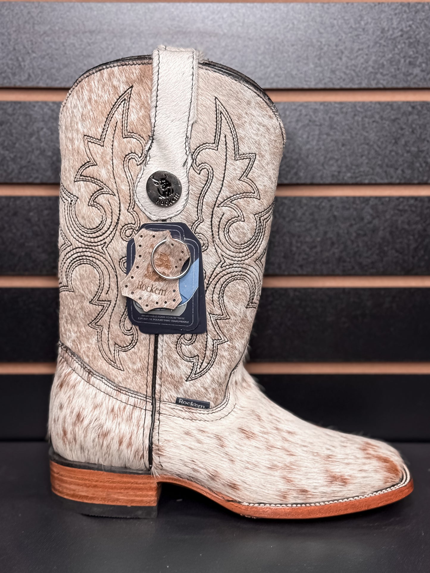 Women's Square Toe Cowhide Boot- Sz. 7