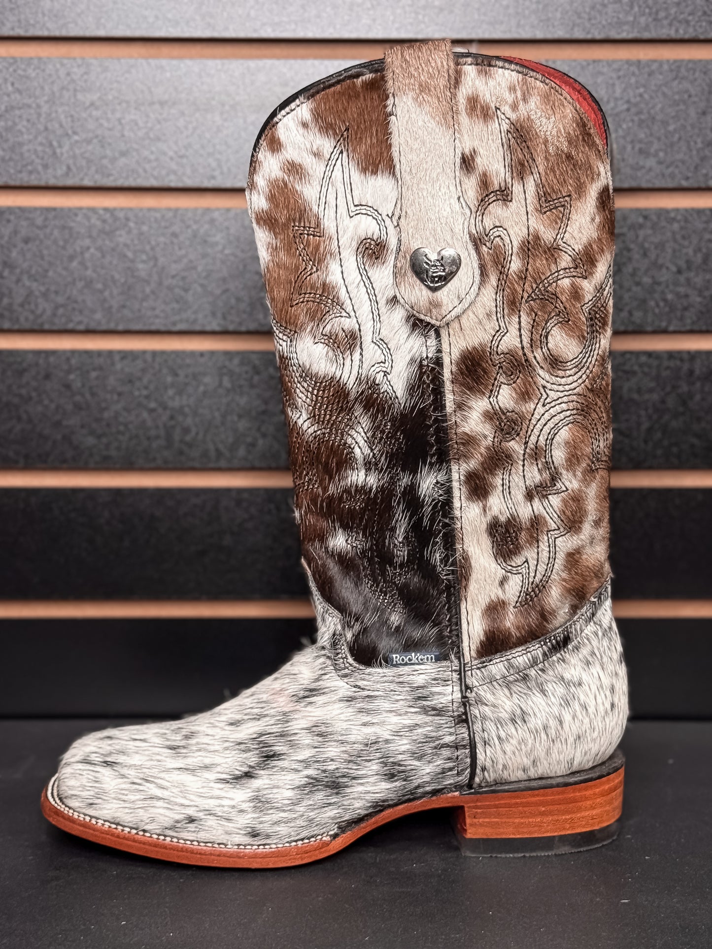 Women's Square Toe Cowhide Boot- Sz. 8