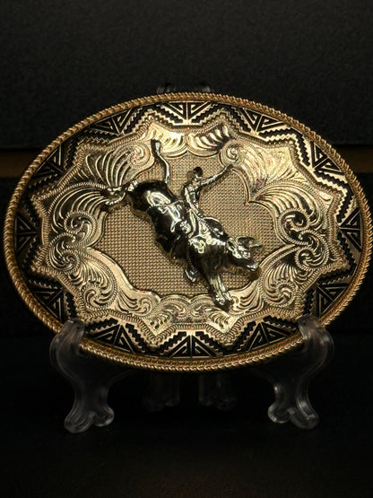 Bull Rider Belt Buckle