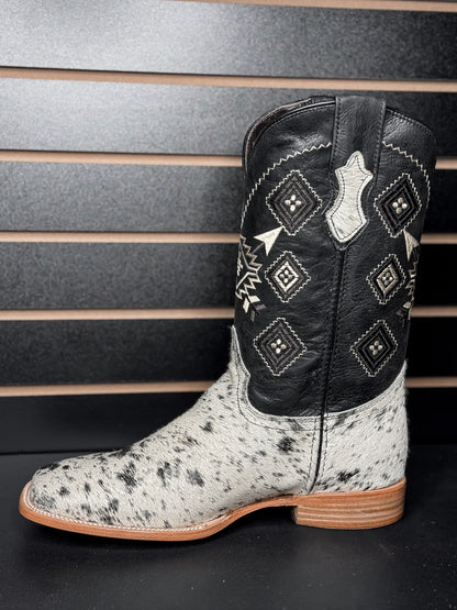 Men's Square Toe Cowhide Boot- Sz. 11