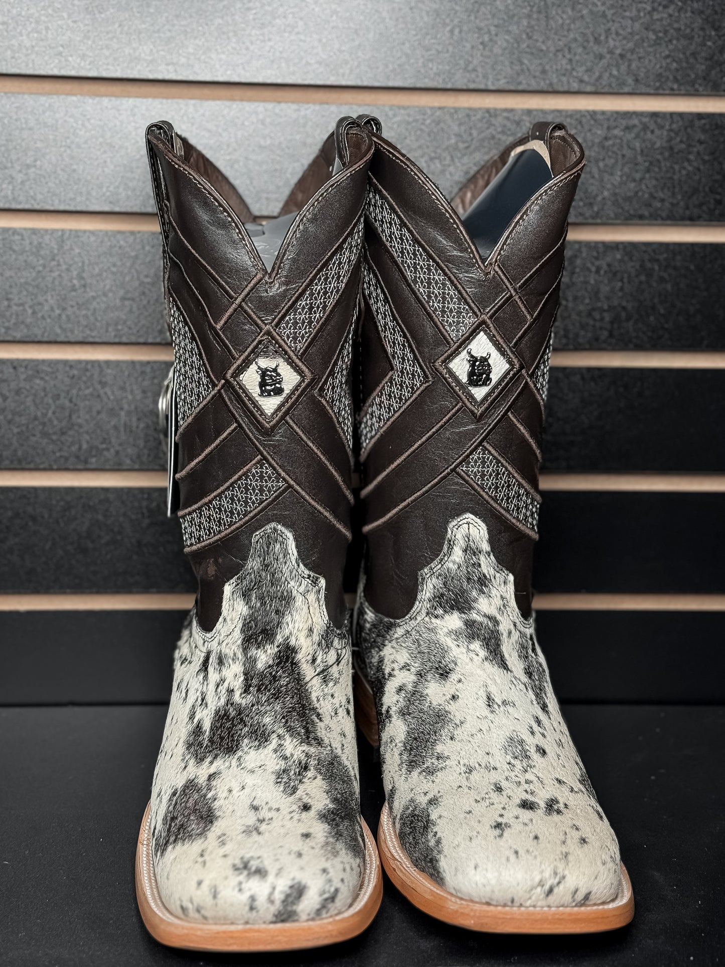 Men's Square Toe Cowhide Boot- Sz. 11