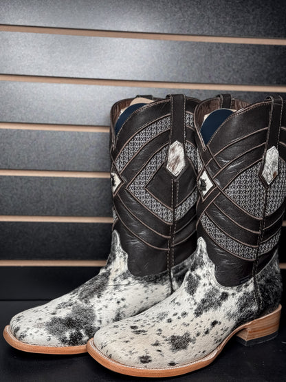 Men's Square Toe Cowhide Boot- Sz. 11