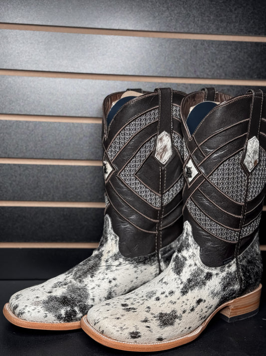 Men's Square Toe Cowhide Boot- Sz. 11