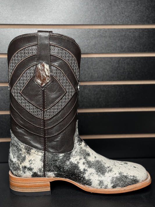 Men's Square Toe Cowhide Boot- Sz. 11