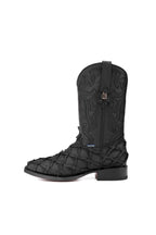 Red Bottom Outlaw | Pirarucu Fish Print Boot