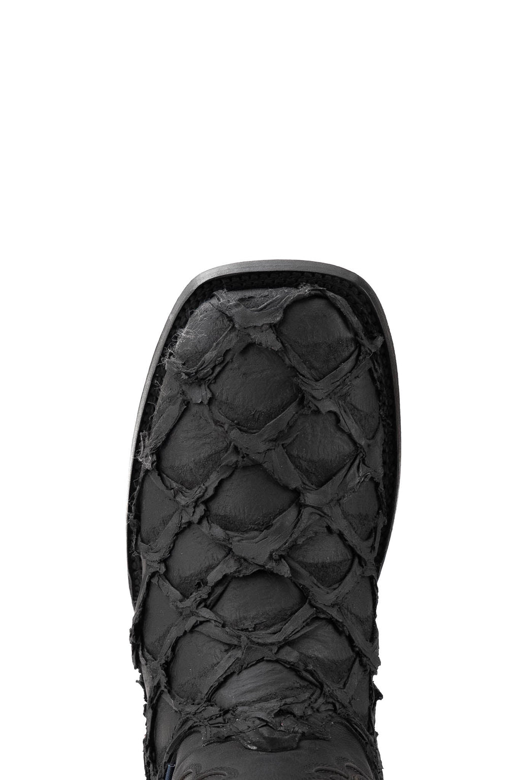 Red Bottom Outlaw | Pirarucu Fish Print Boot