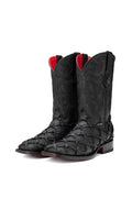 Red Bottom Outlaw | Pirarucu Fish Print Boot