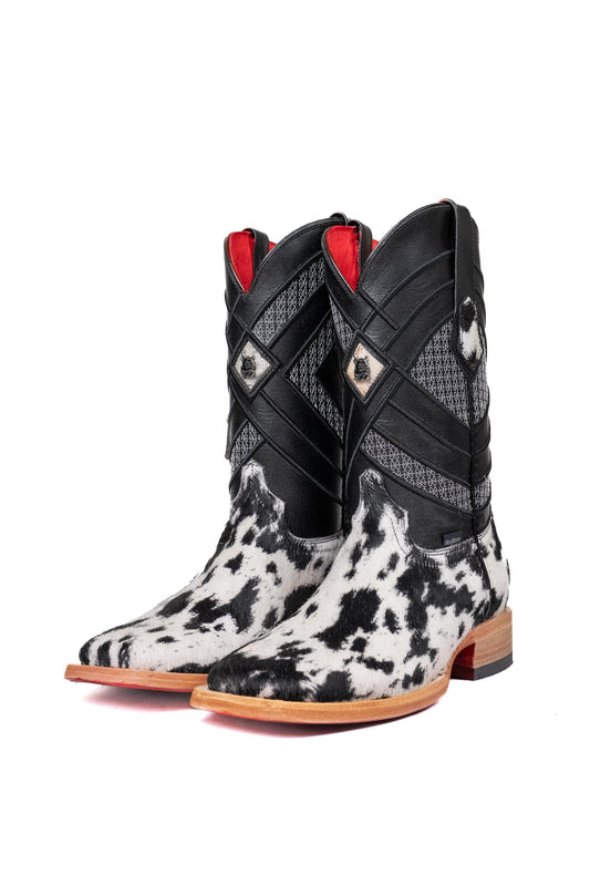 Cowhide Red Bottom | Men's Square Toe