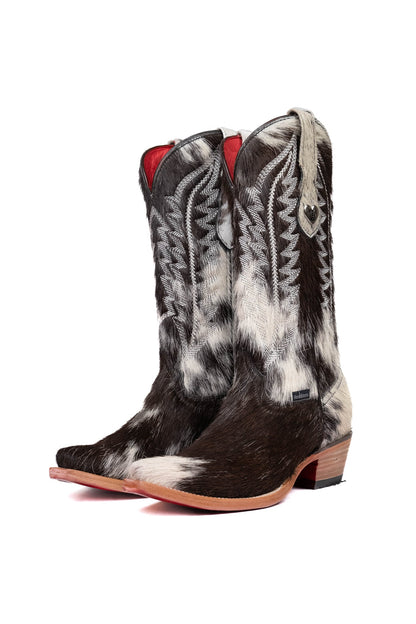 Cowhide Red Bottom | Snip Toe
