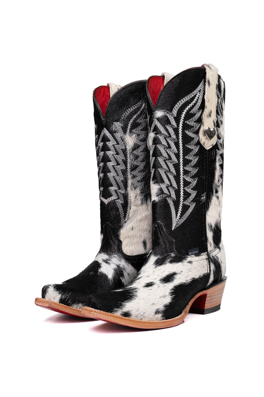 Cowhide Red Bottom | Snip Toe