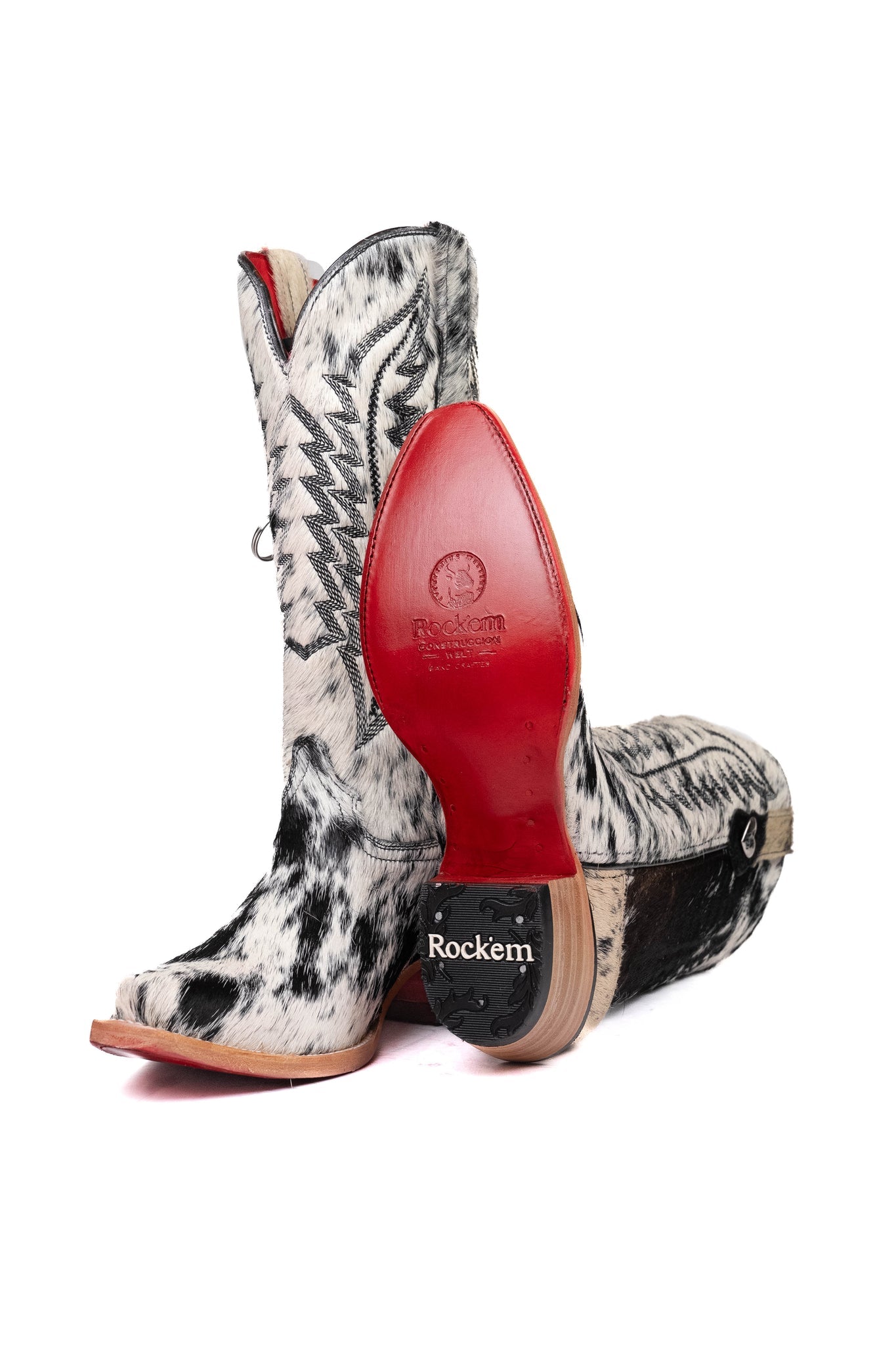 Cowhide Red Bottom | Snip Toe