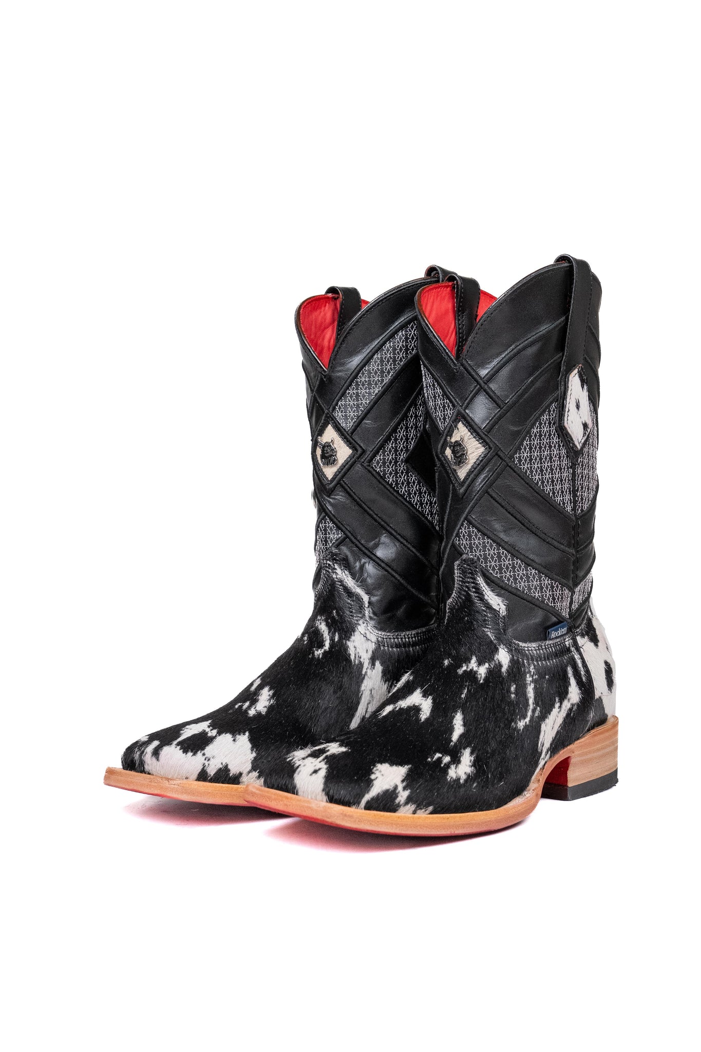 Cowhide Red Bottom | Men's Square Toe