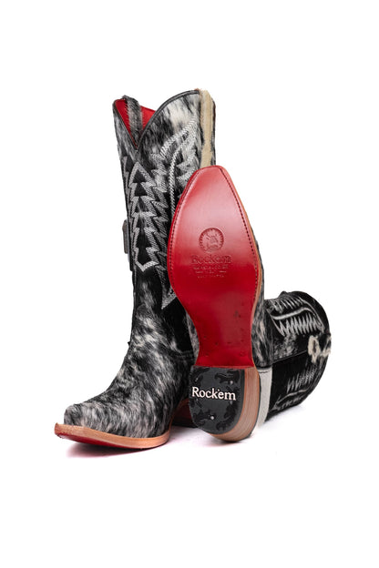 Cowhide Red Bottom | Snip Toe