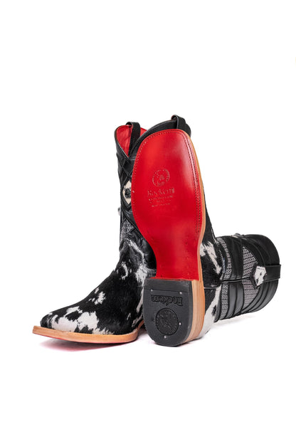 Cowhide Red Bottom | Men's Square Toe