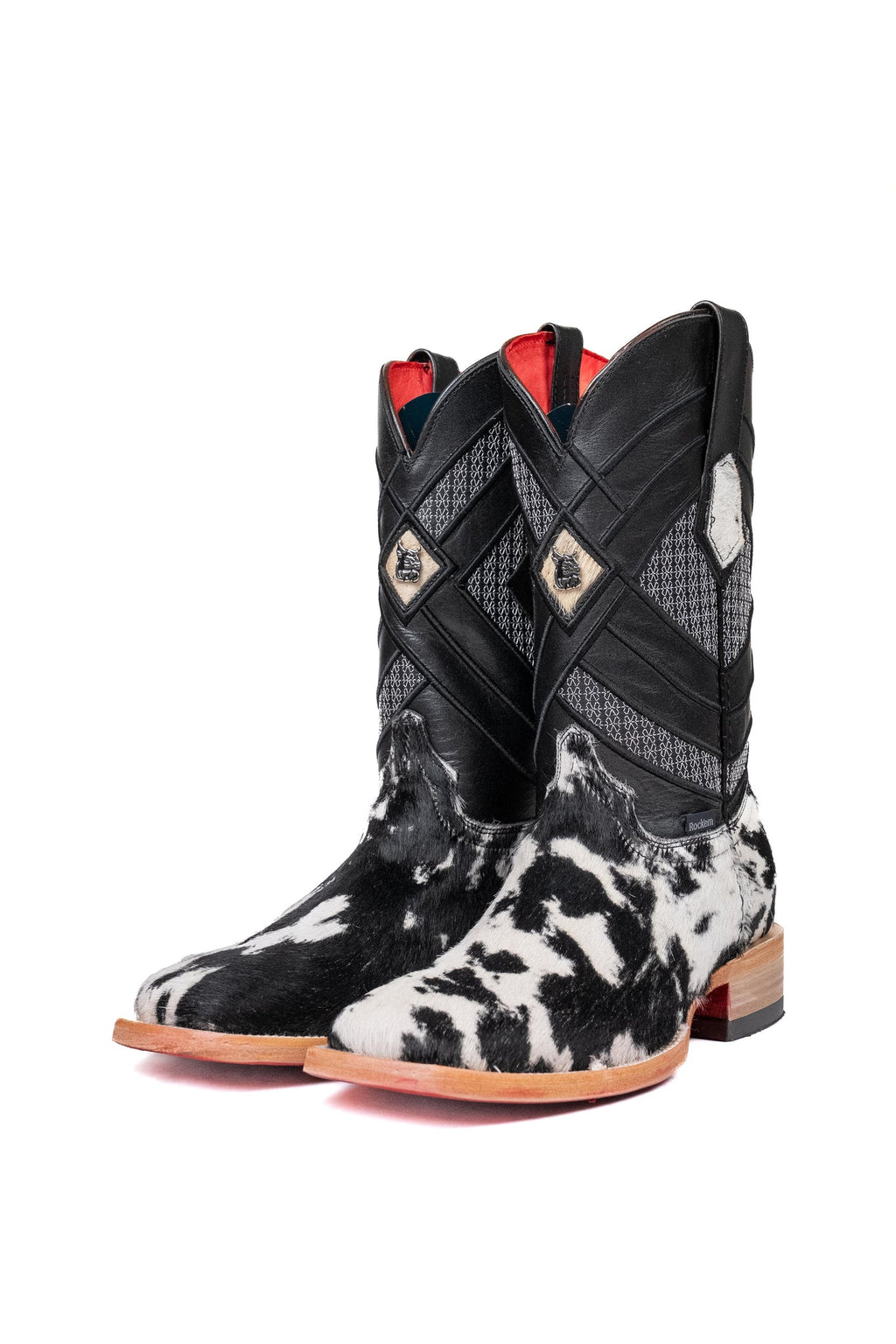 Cowhide Red Bottom | Men's Square Toe