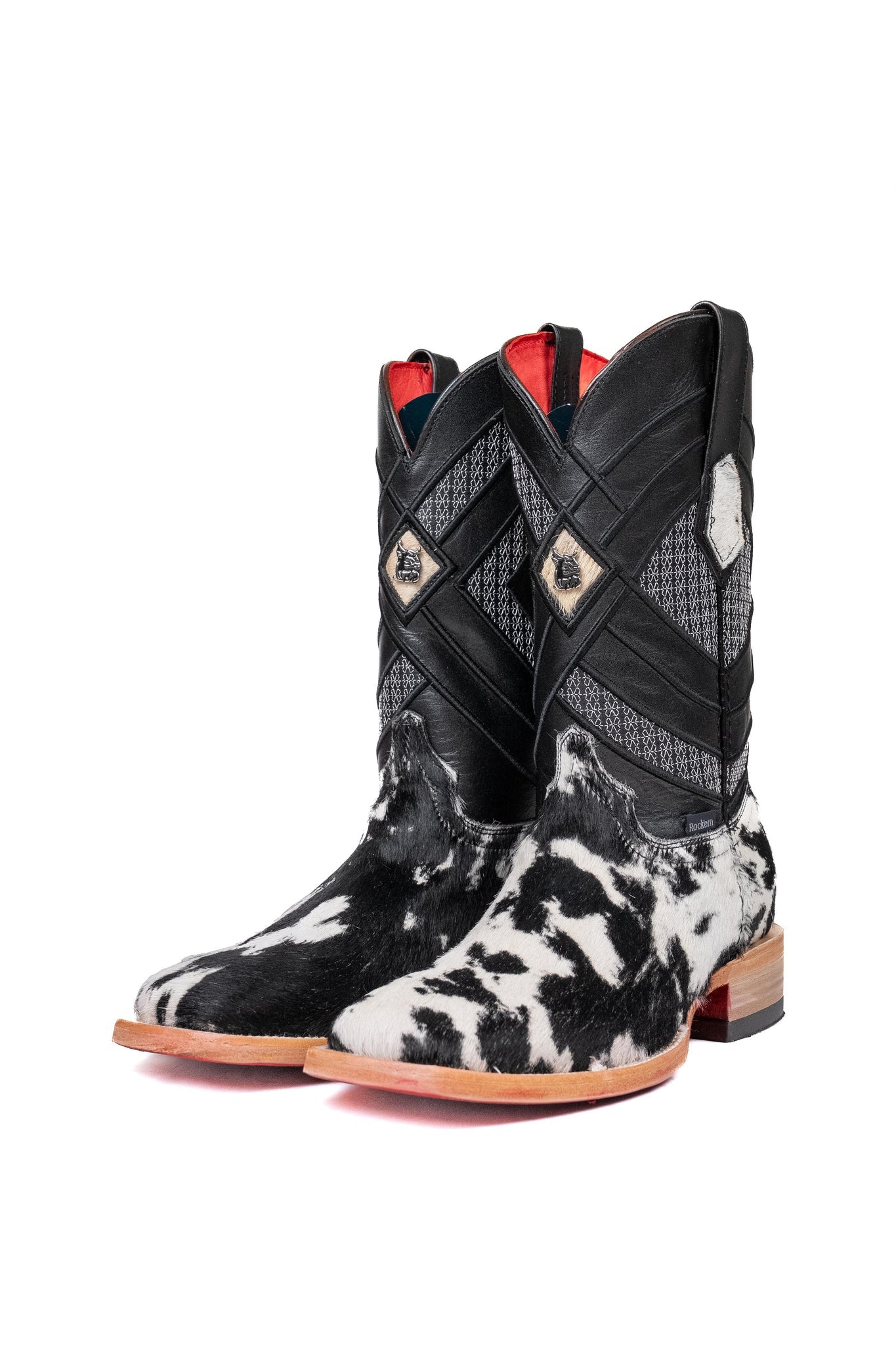 Cowhide Red Bottom | Men's Square Toe