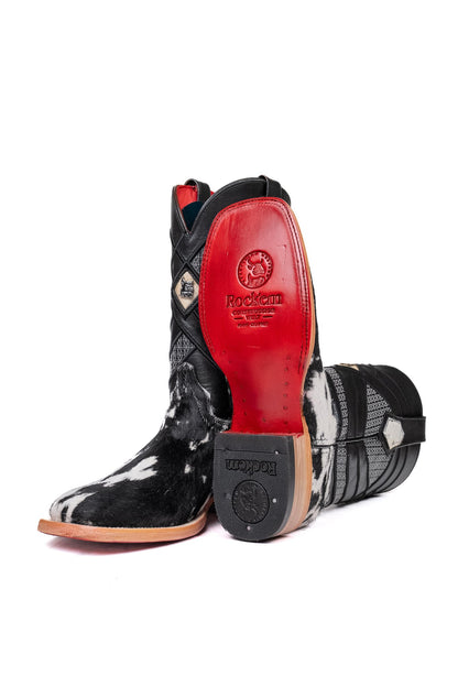 Cowhide Red Bottom | Men's Square Toe