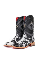 Cowhide Red Bottom | Men's Square Toe