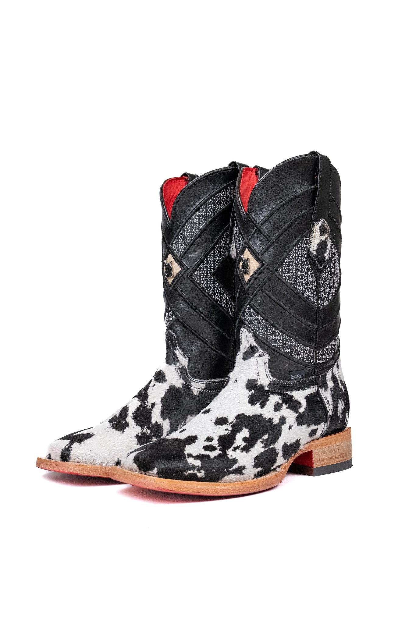 Cowhide Red Bottom | Men's Square Toe