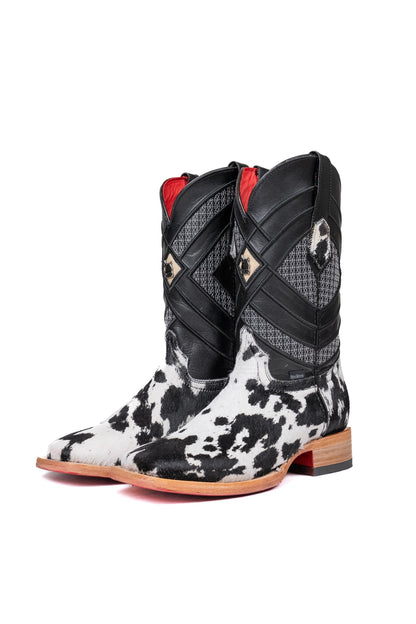 Cowhide Red Bottom | Men's Square Toe