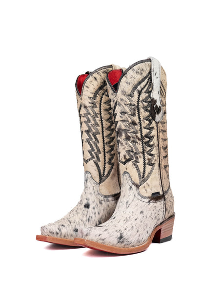 Cowhide Red Bottom | Snip Toe