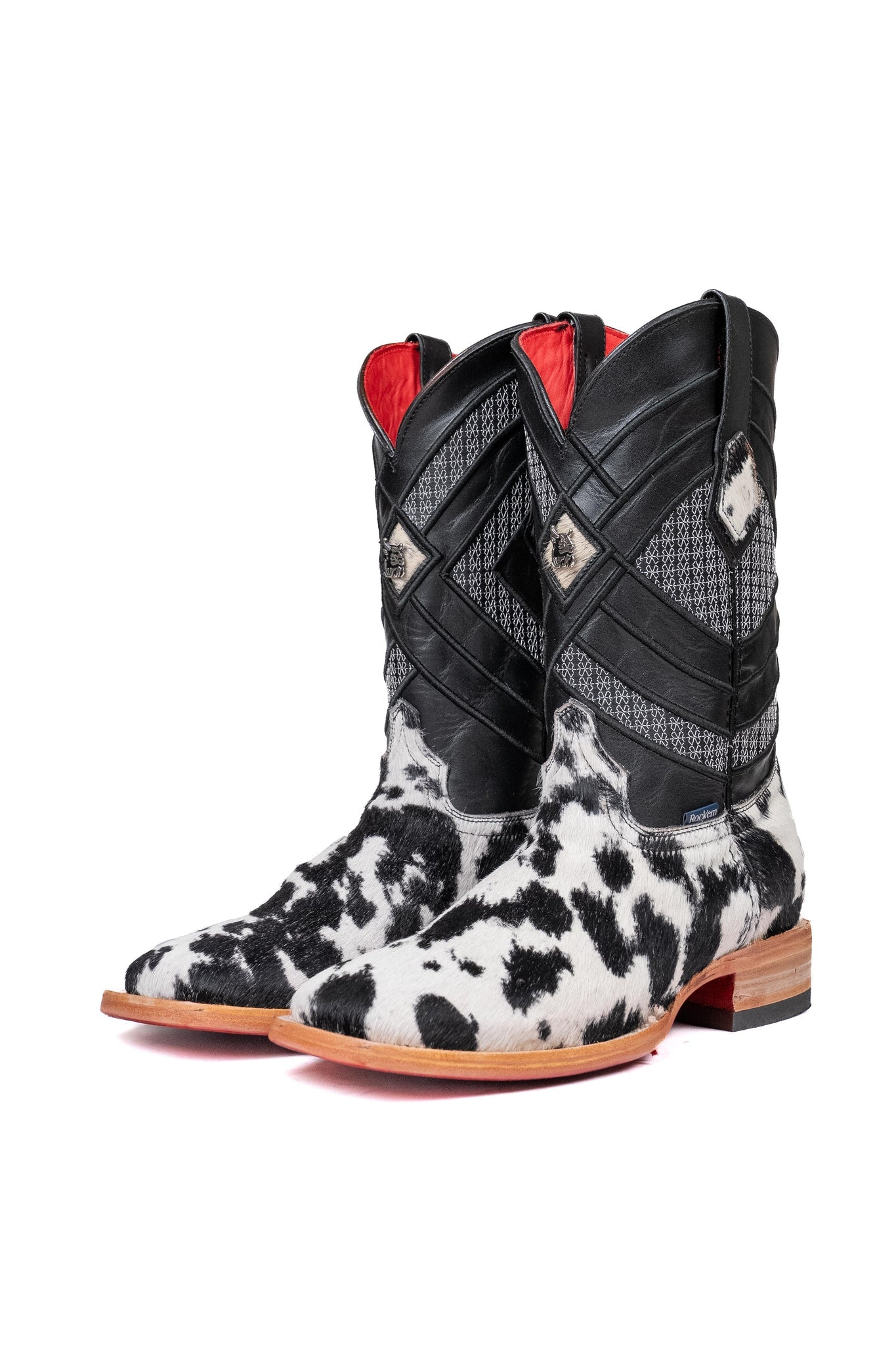 Cowhide Red Bottom | Men's Square Toe