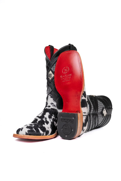 Cowhide Red Bottom | Men's Square Toe