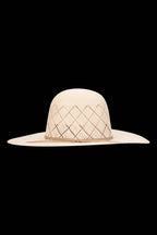 Diamonds In Ya Face | Open Crown Straw Hat