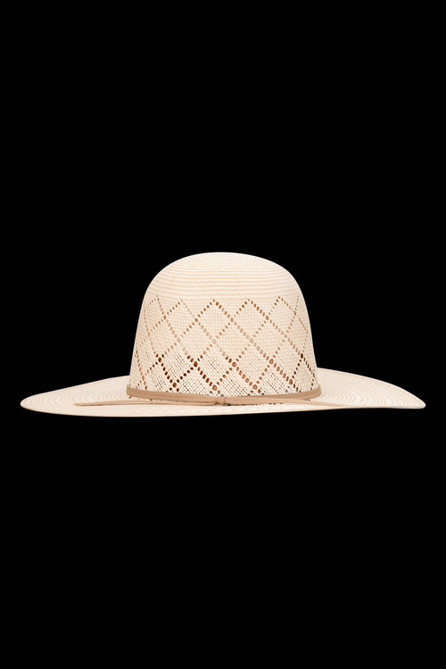Diamonds In Ya Face | Open Crown Straw Hat