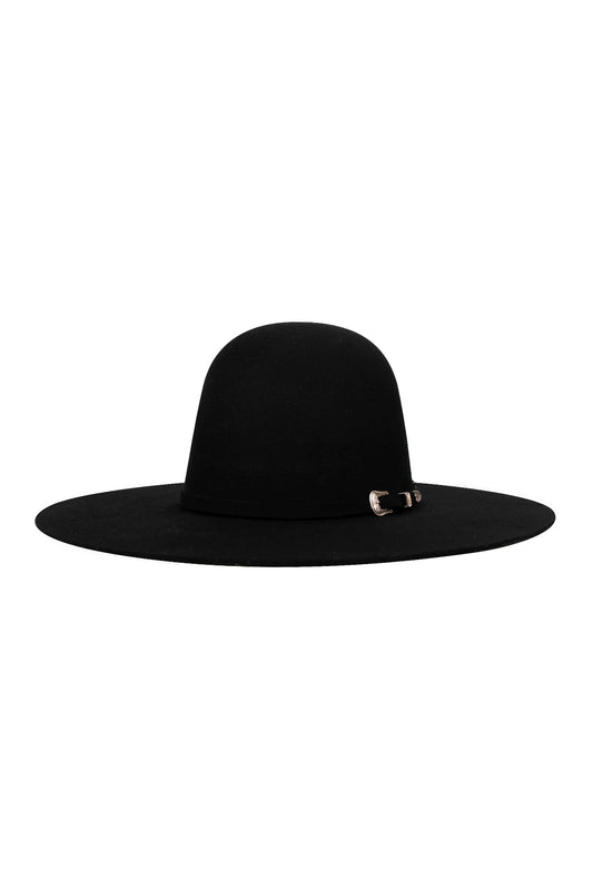 Black Open Crown | 4x Felt Hat