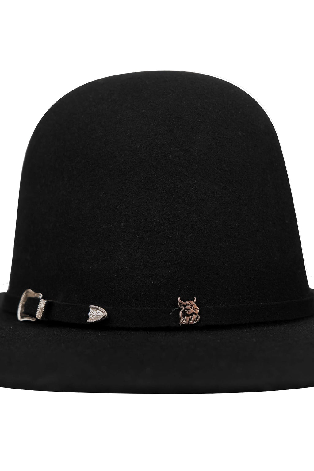 Black Open Crown | 4x Felt Hat