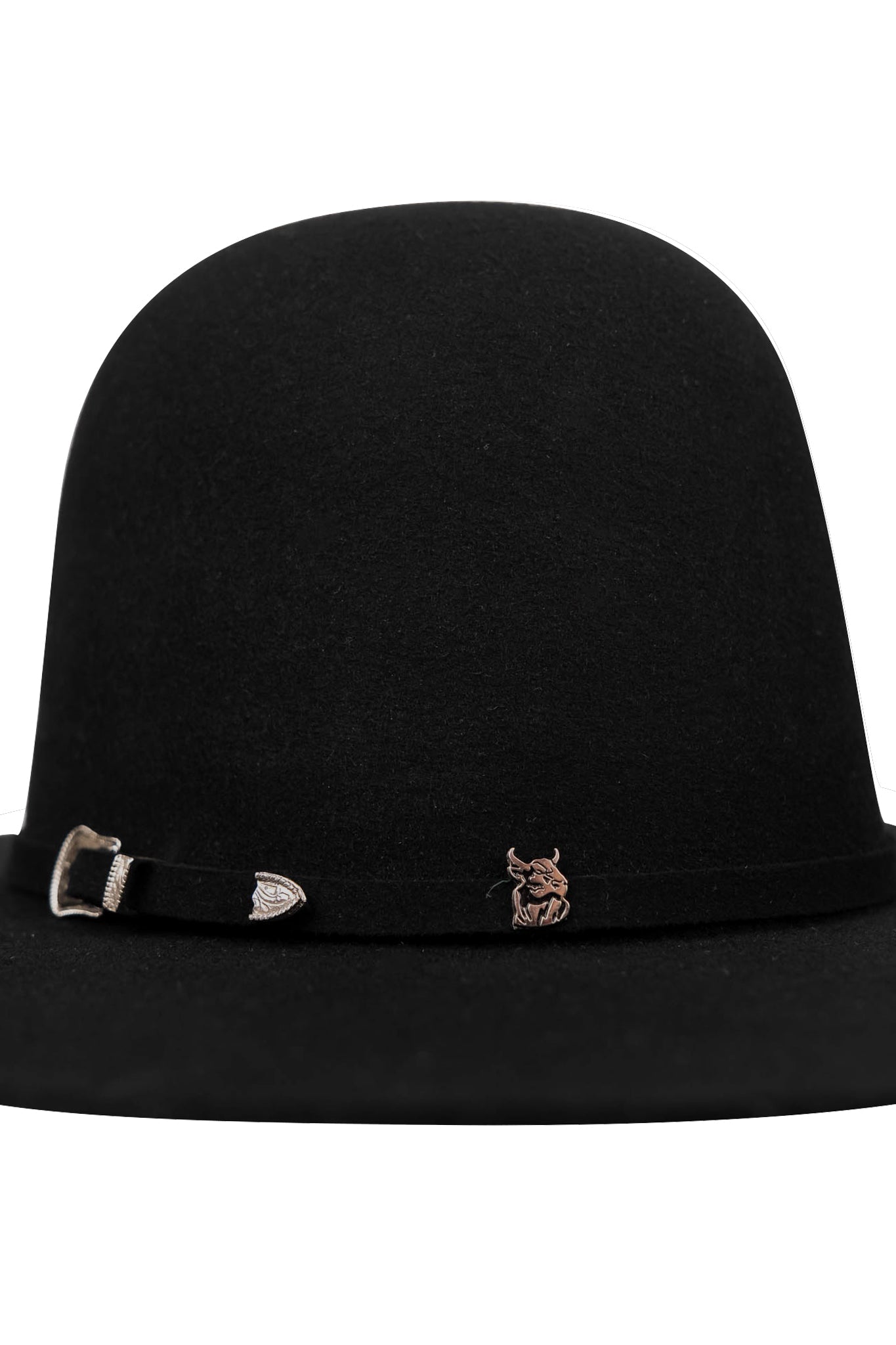 Black Open Crown | 4x Felt Hat