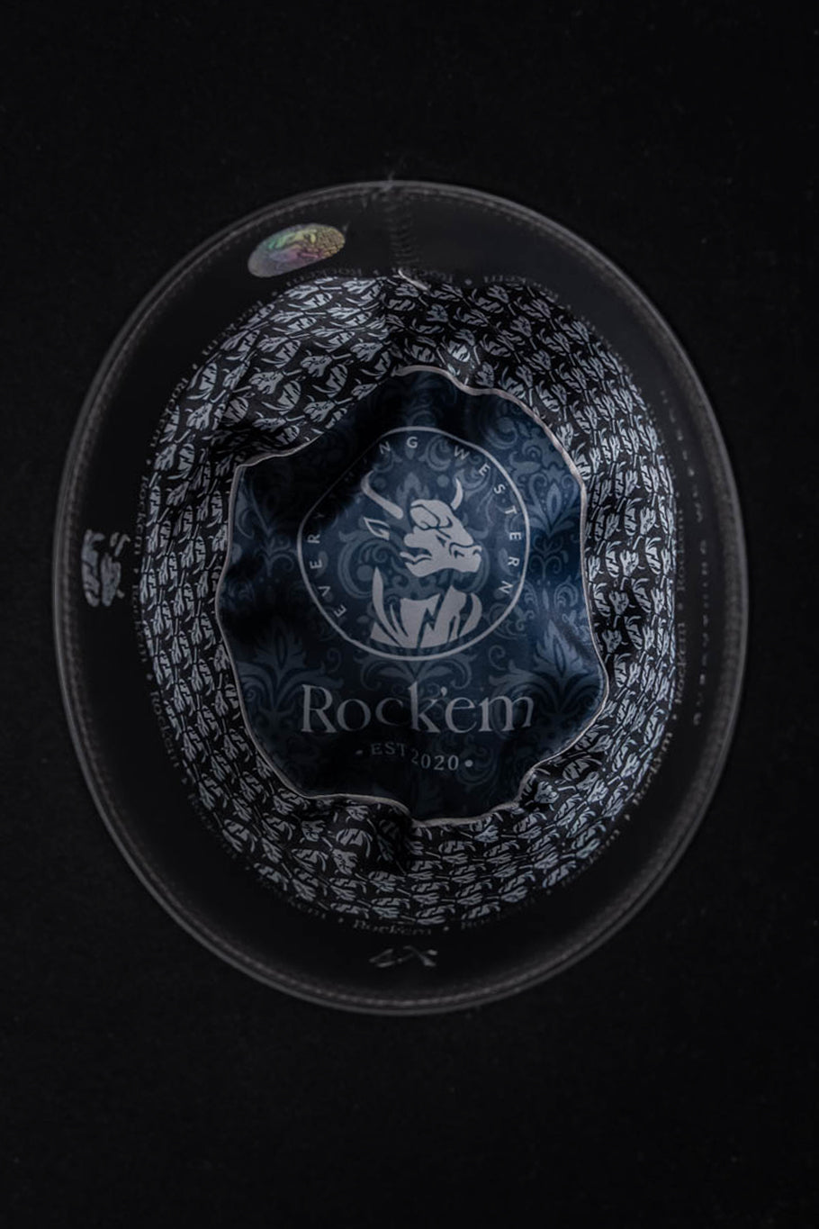 Black Open Crown | 4x Felt Hat